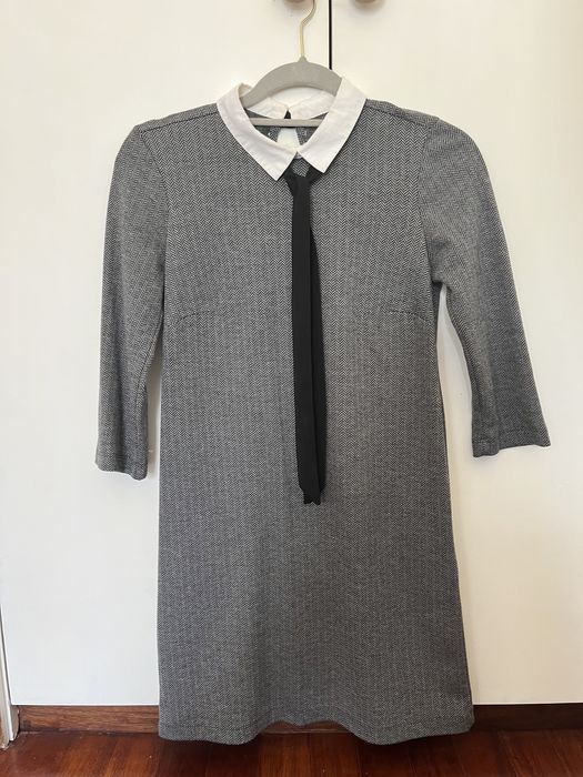 Vestido com gola, stradivarius, tam S