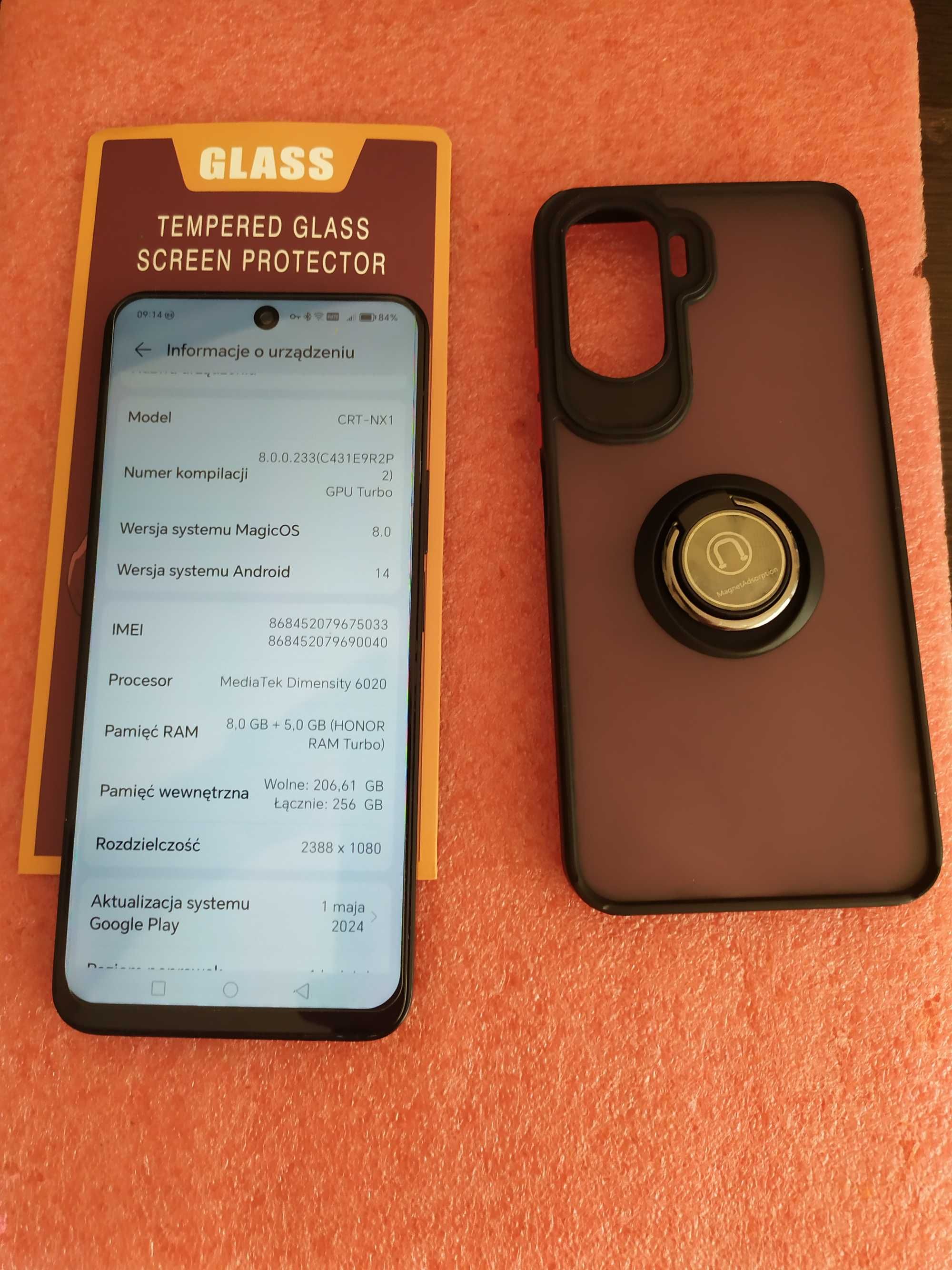 Huawei HONOR 90 Lite 5G, 8/256GB 6.7" 90Hz  CRT-NX1 aparat 100MPix