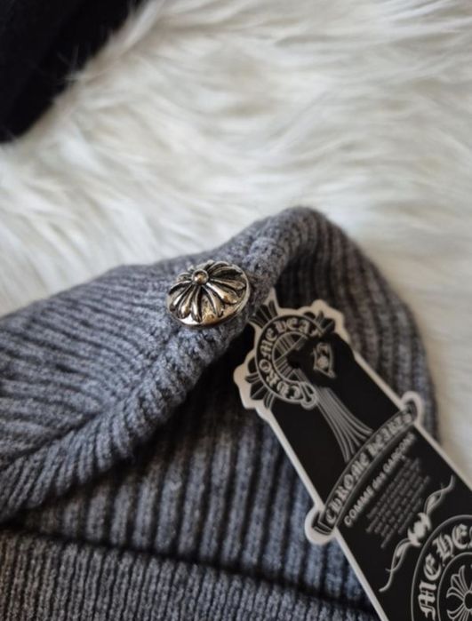 Шапка Chrome hearts сіра