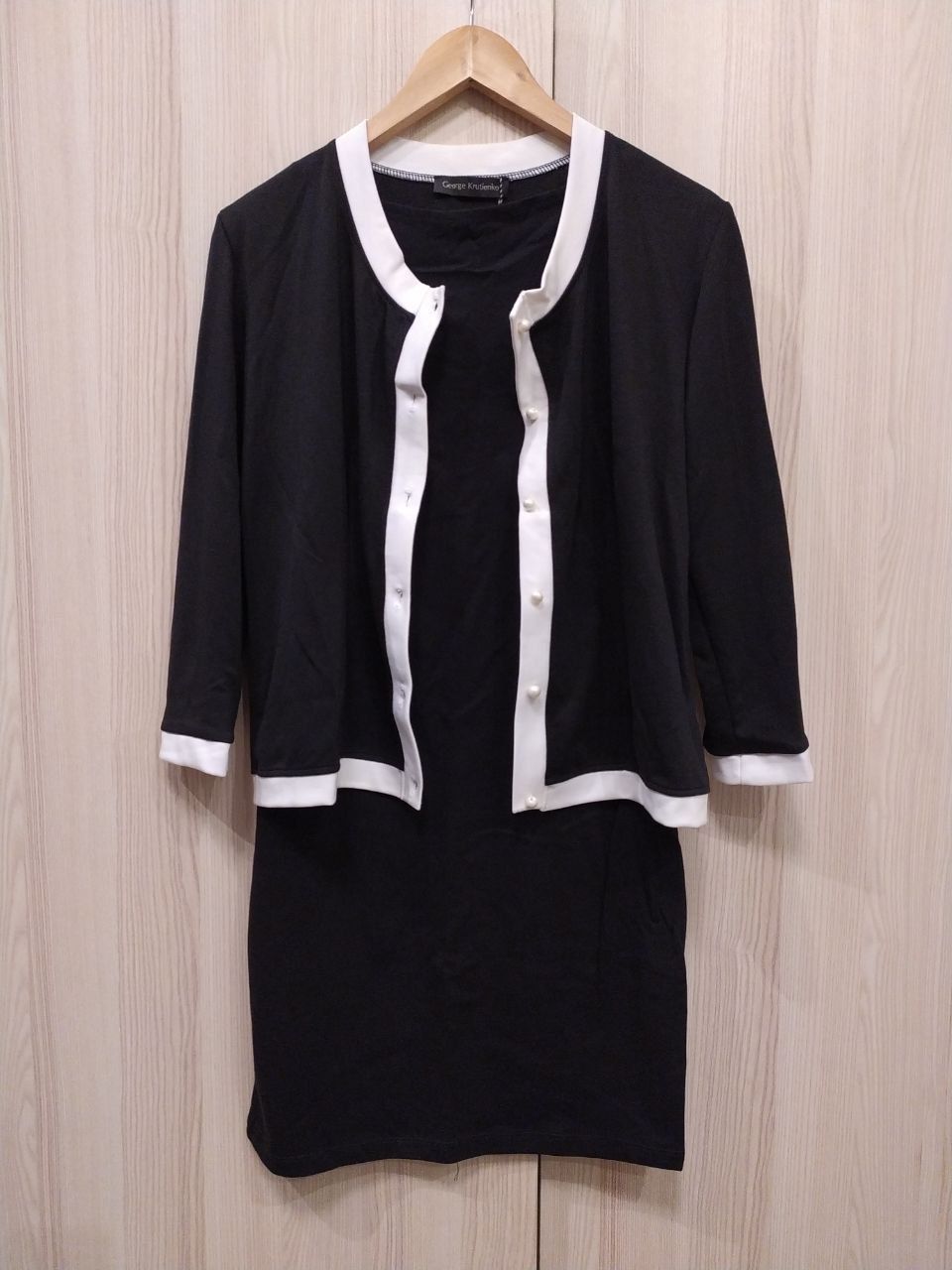 Костюм трійка George Krutienko р.44 (XL): жакет, два плаття