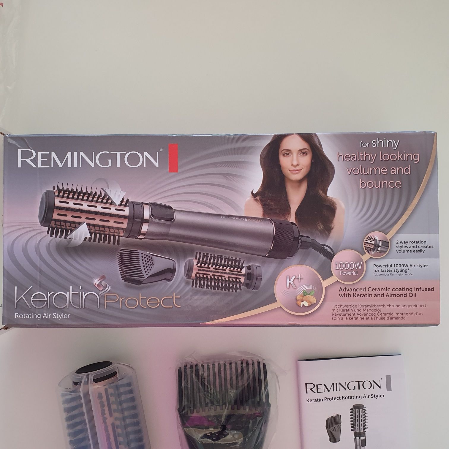REMINGTON Keratin Protect lokówko-suszarka jak NOWA!