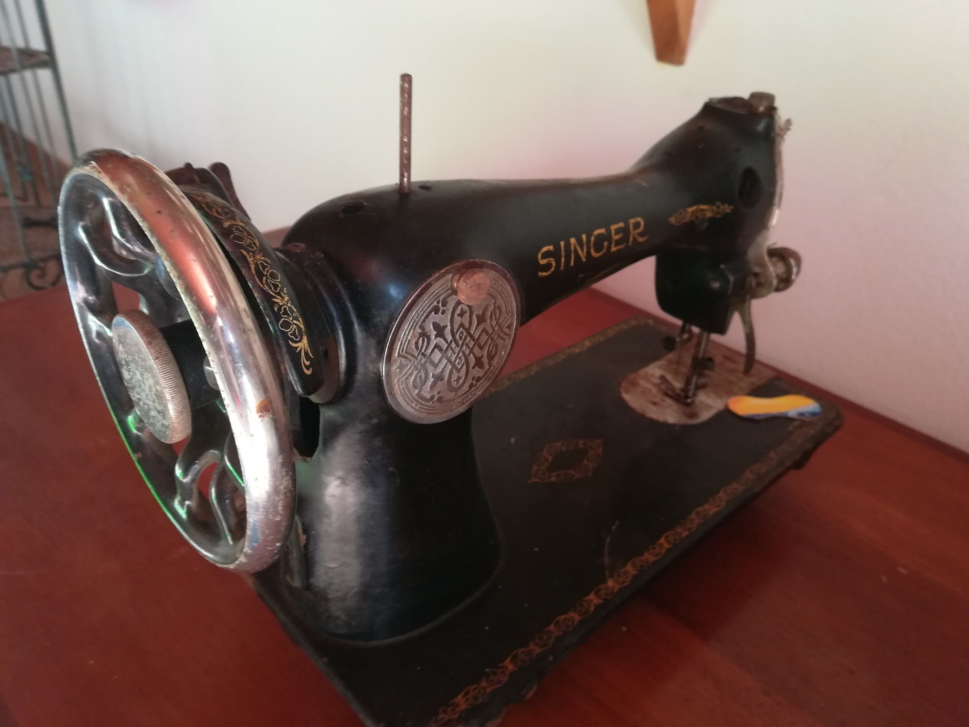 Cabeça de máquina de costura Singer para restauro