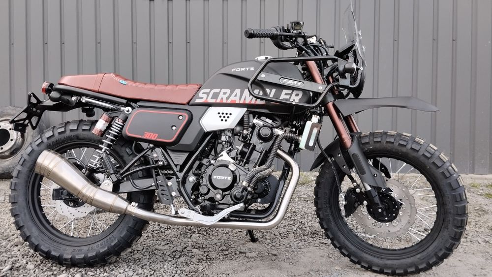 Мотоцикл Forte Scrambler FT300-F6P Офіційний дилер! Гарнтія! Сервіс!
