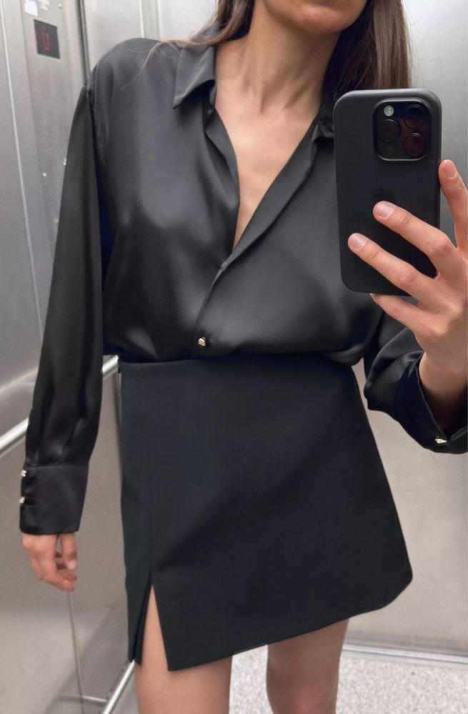 Самі трендові шорти-спідниця Zara sale 24 години