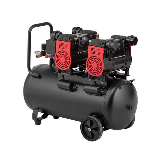 Компресор 50 л, 8 aтм, безмасляний, 4 циліндра. INTERTOOL PT-0037.