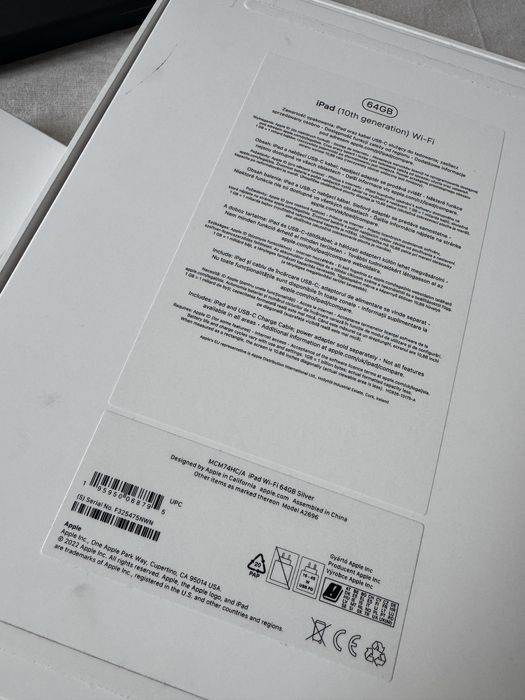 iPad 10. generacji 64 GB + Apple Pencil USB-C – zestaw jak nowy!