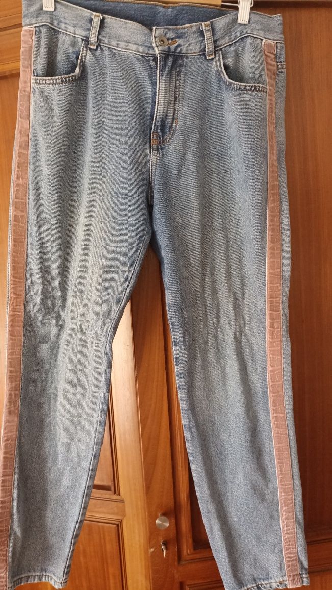 Jeans Calzedonia com risca lateral M