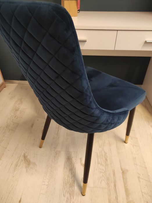 Krzesła  welurowe Piano 6 szt