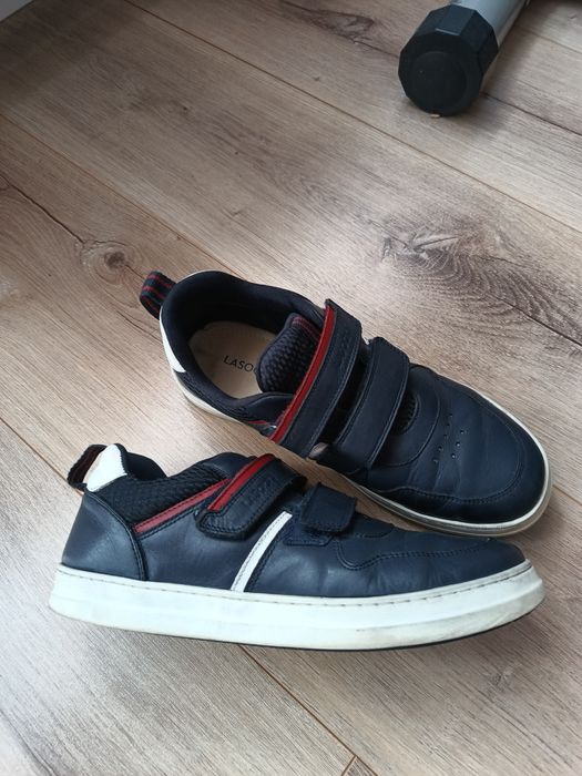 Półbuty skórzane chlopięce na rzepy Lasocki r. 36/37