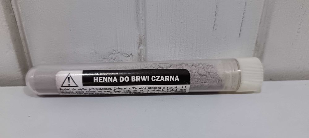Henna do brwi w proszku krakowska Kama czerń CZARNA 10ml