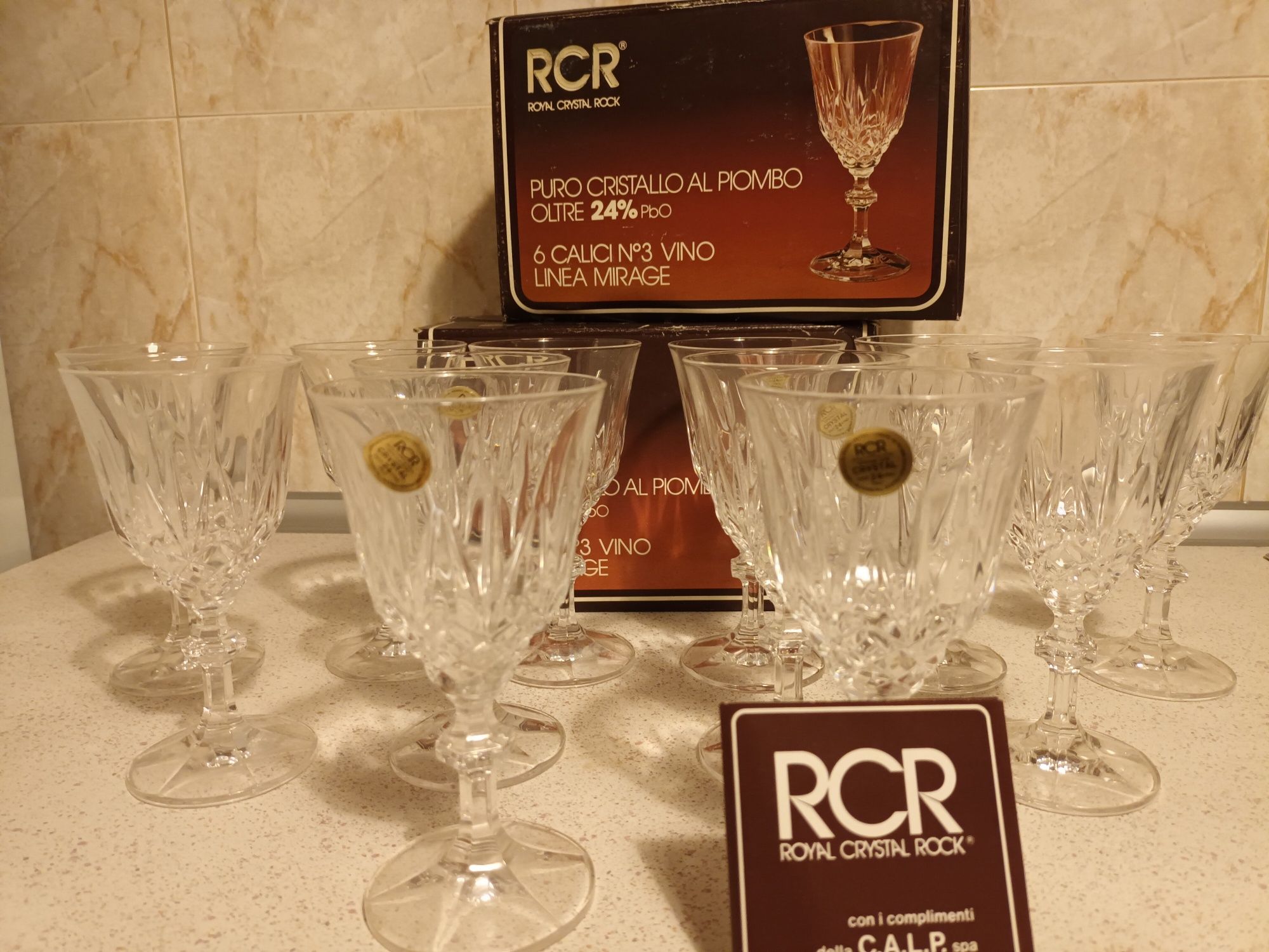 RCR - Cristal (Conjunto Copos) 12+12