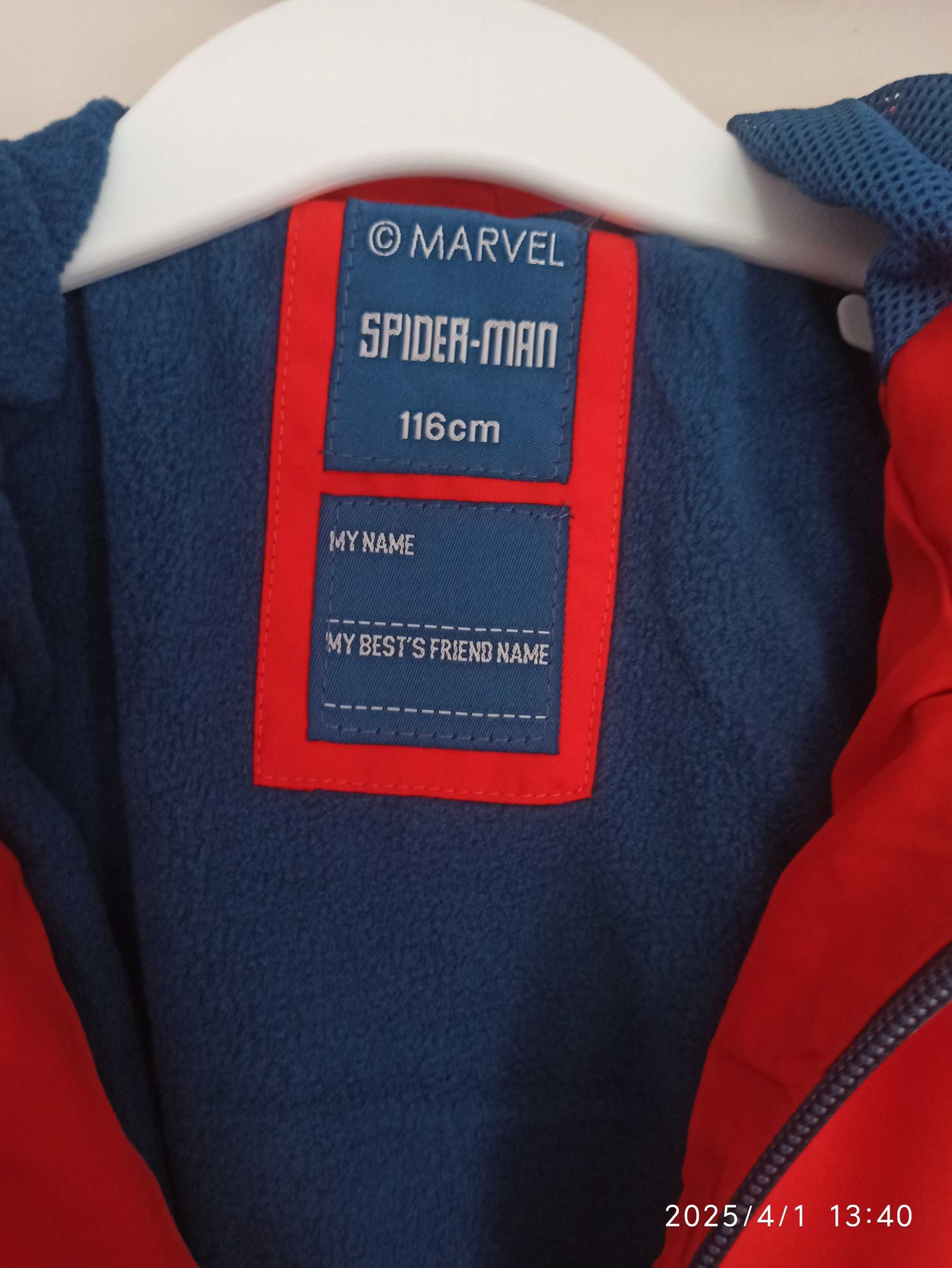 Kurtka chłopięca Marvel Spider-Man 116 Nowa