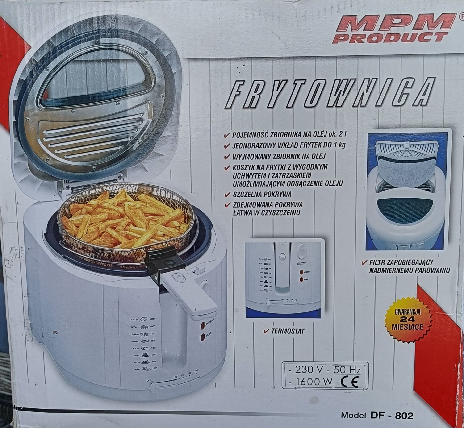 Frytownica MPM DF802