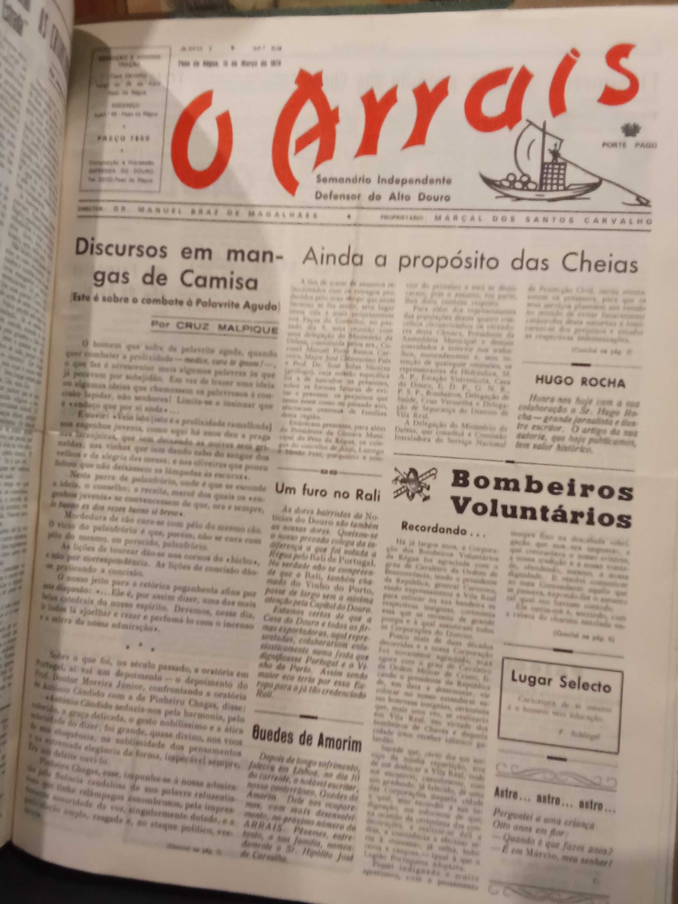 Jornal O Arrais "Alto Douro" (Ano I - 1 a 52 - 1978/79)