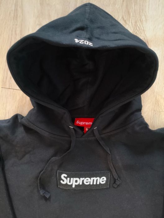 Supreme Black Hoodie - Box logo