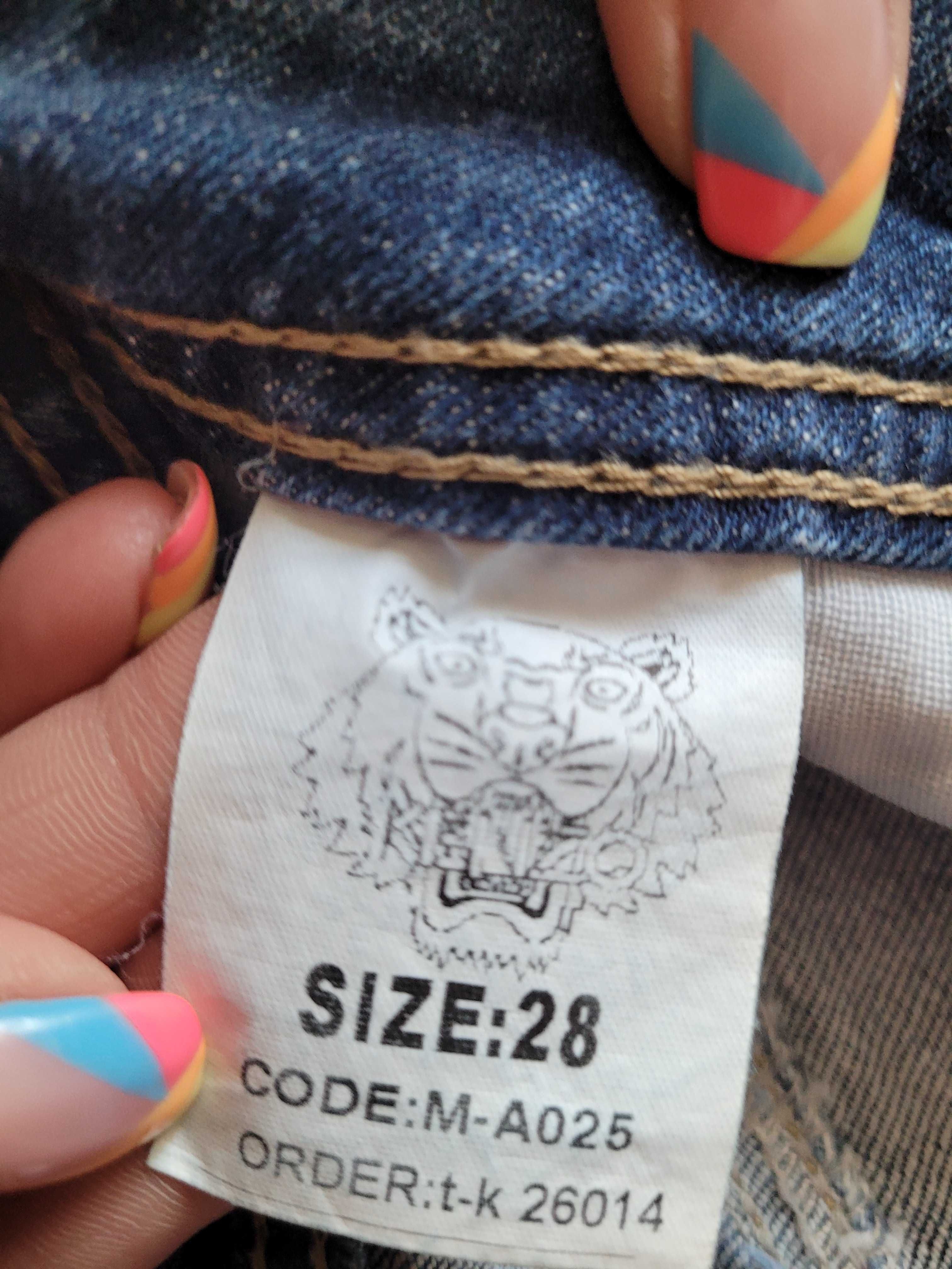 Super spodnie jeansowe damskie z dziurami KENZO - niski stan