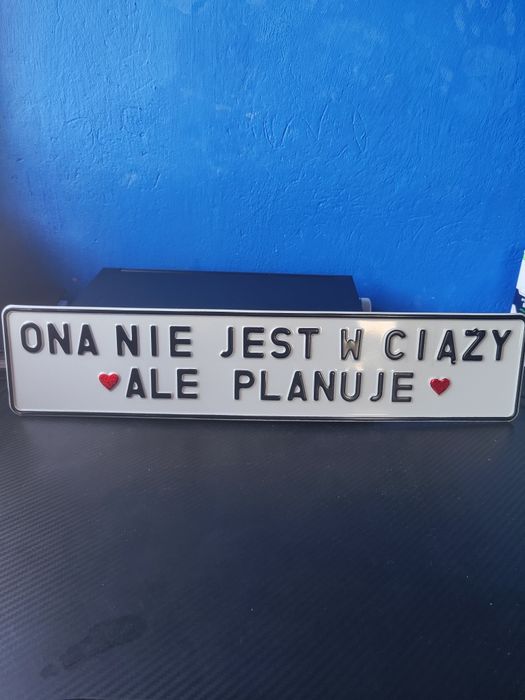 Tablice ślubne na samochód