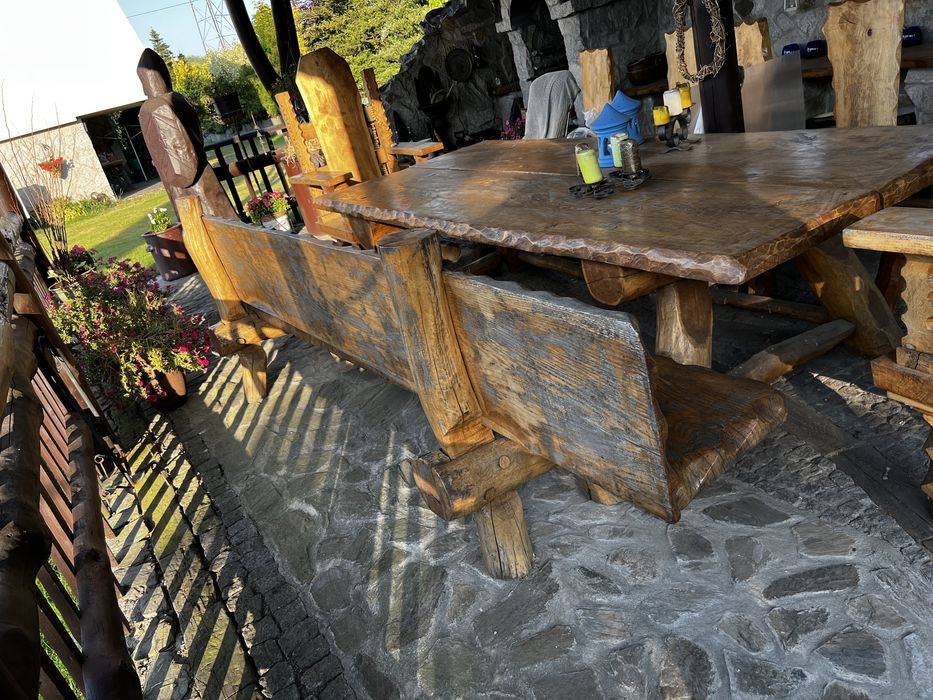 Debowe meble ogrodowe