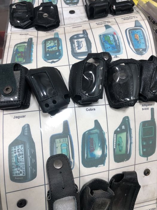 Кожанные чехлы на брелки автосигнализаций