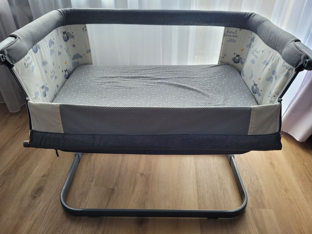 Dostawka skiddou + MATERAC grubość 10cm + 4 prześcieradła