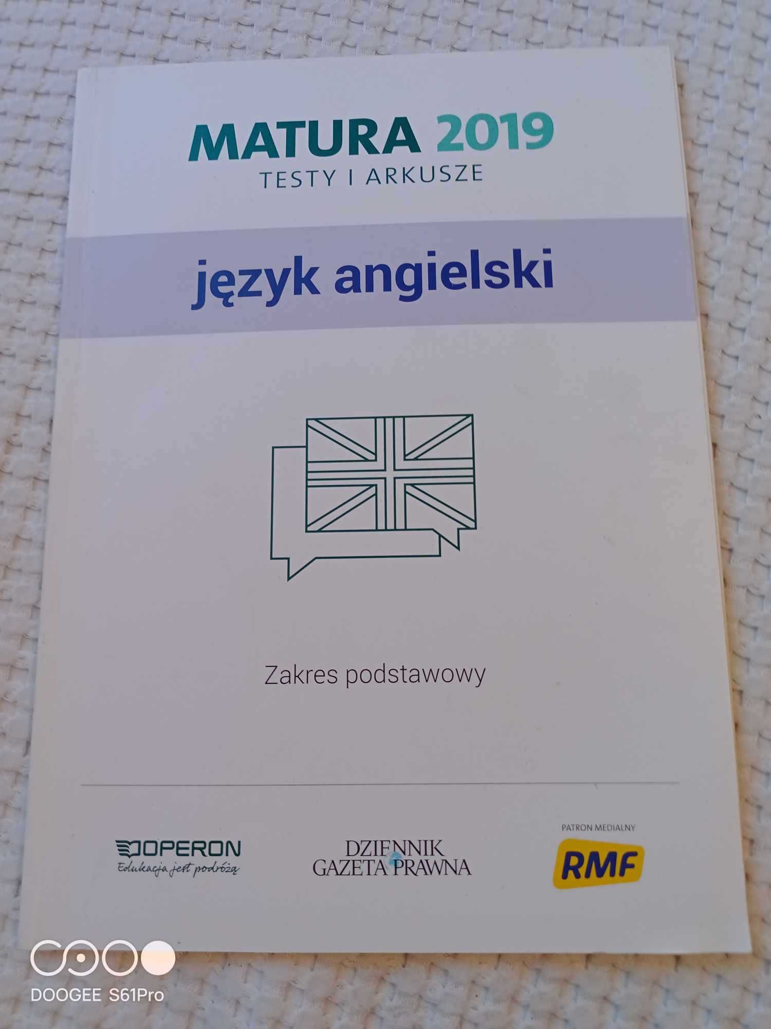 Matura 2019. Język angielski. Testy i arkusze. z. podstawowy, Operon