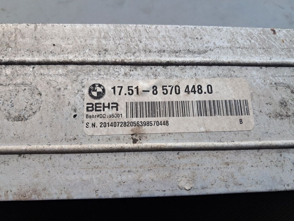 Радіатор інтеркулера BMW X5 f15 3.0 D