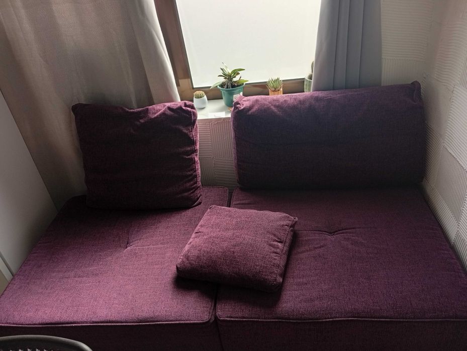 Sofá retrátil dois lugares