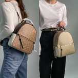 Рюкзак Coach Jordyn in Signature Canvas коричневий та бежевий