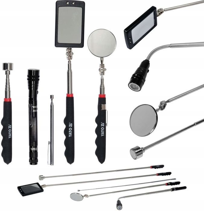 Lusterka Inspekcyjne + Chwytaki Magnetyczne Zestaw