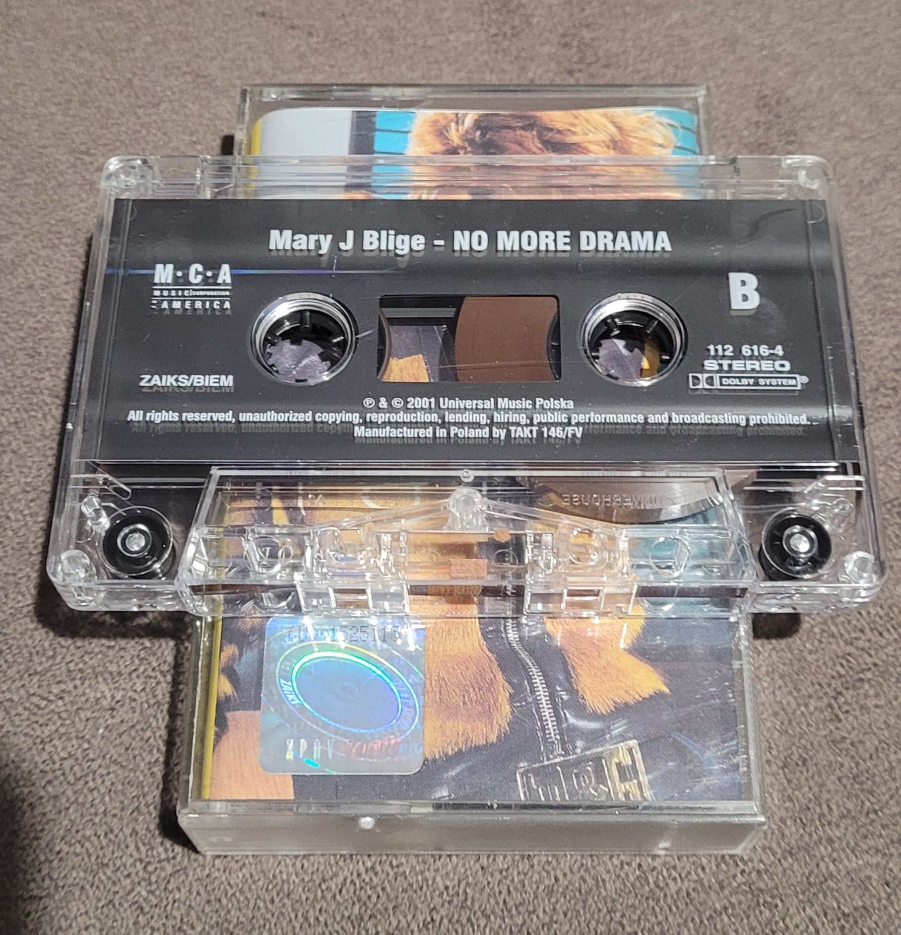 Mary J Blige - No more drama, kaseta magnetofonowa, rap