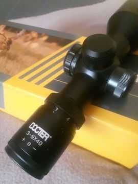 NOWY celownik do wiatrówki  3-9x40 podświetlenie