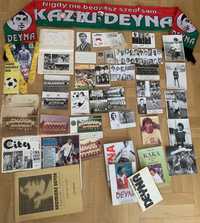 Deyna Legia Kaziu Kaka żyleta autografy zdjęcia przypinki szalik