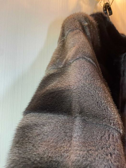 Стильная норковая шуба лучшего итальянского бренда новая Супер цена!