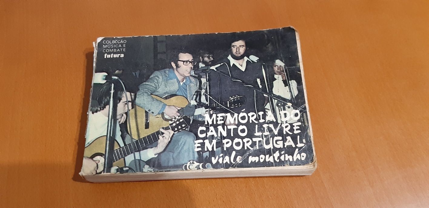 Memória do canto livre em Portugal _ livro após revolução  25 de abril