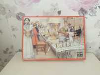 Puzzle 500 elementów Świąteczny wieczór Carl Larsson vintage