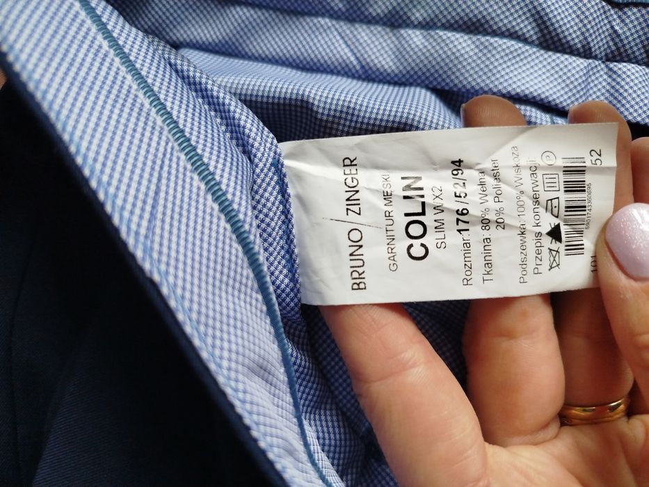 Garnitur męski ślubny