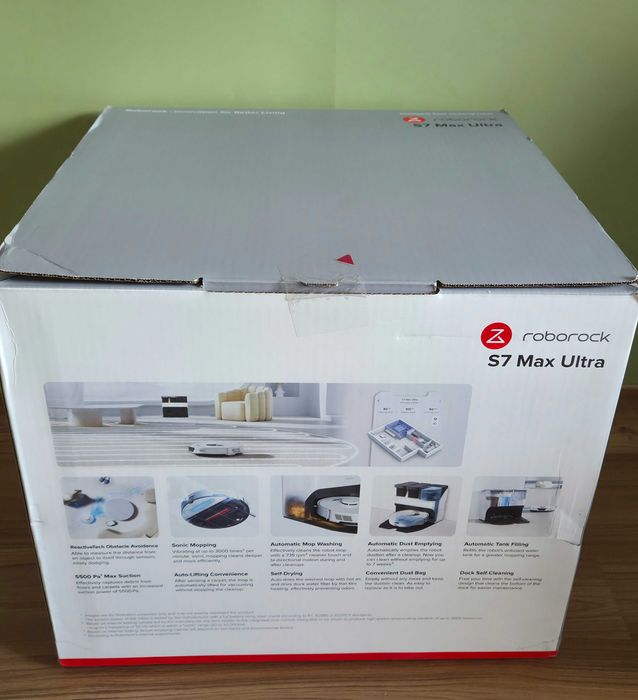 Робот-пилосос з вологим прибиранням RoboRock S7 Max Ultra White