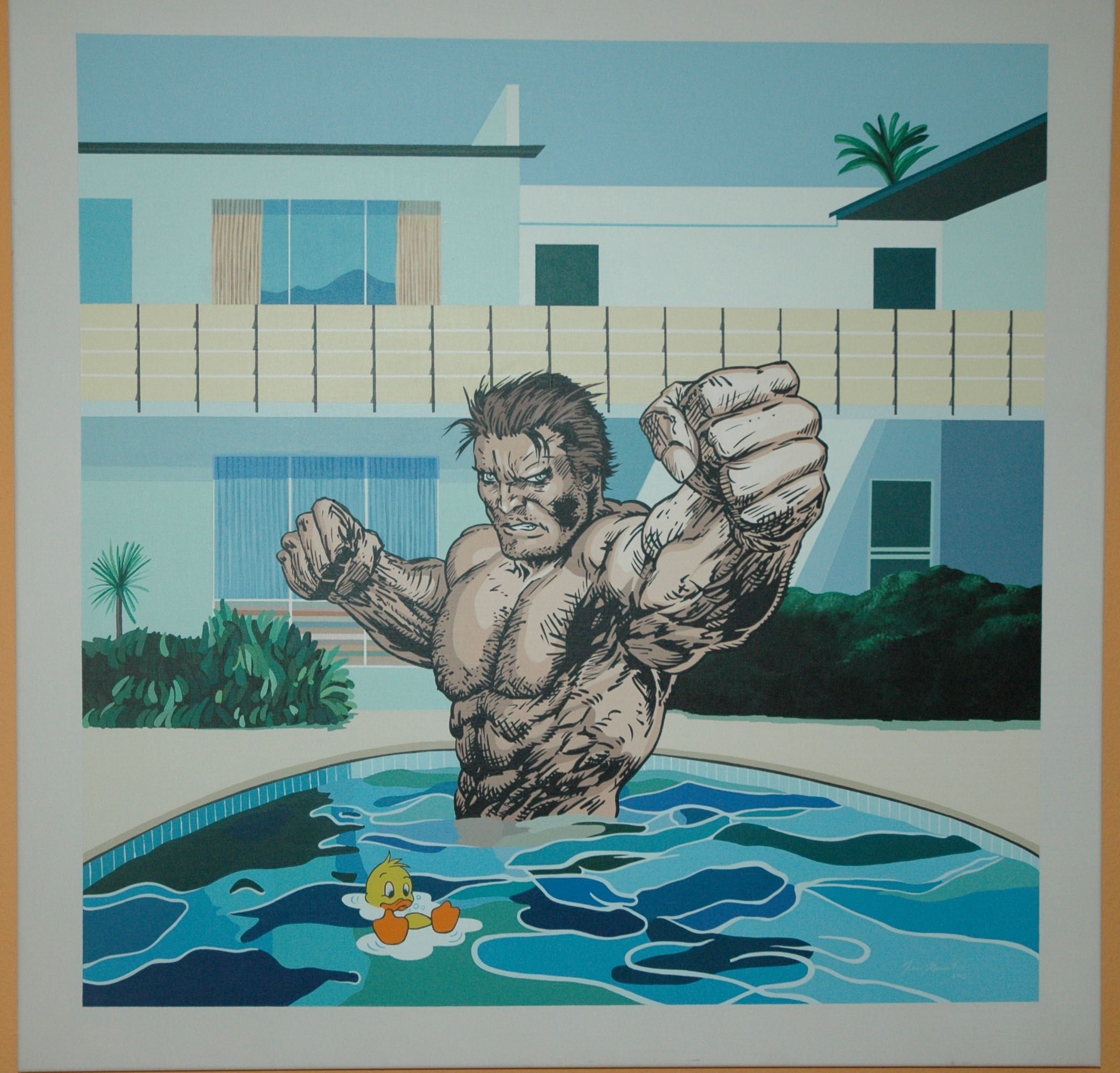 Quadro de arte pop do pintor Nuno Raminhos