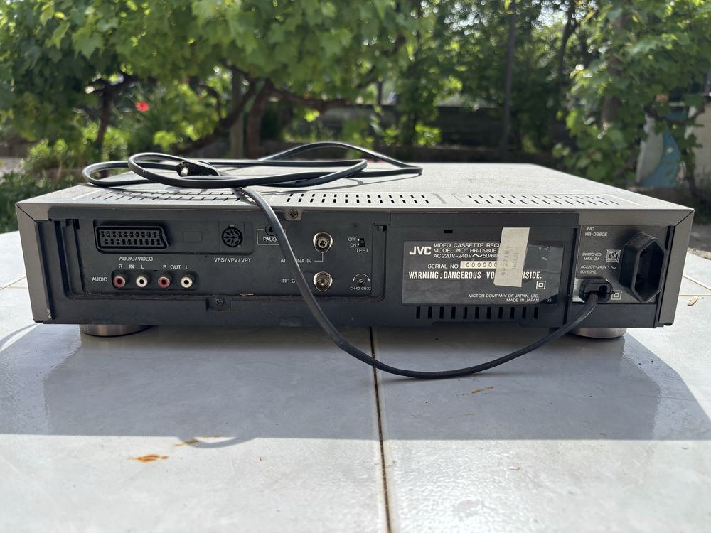 Leitor de VHS da JVC