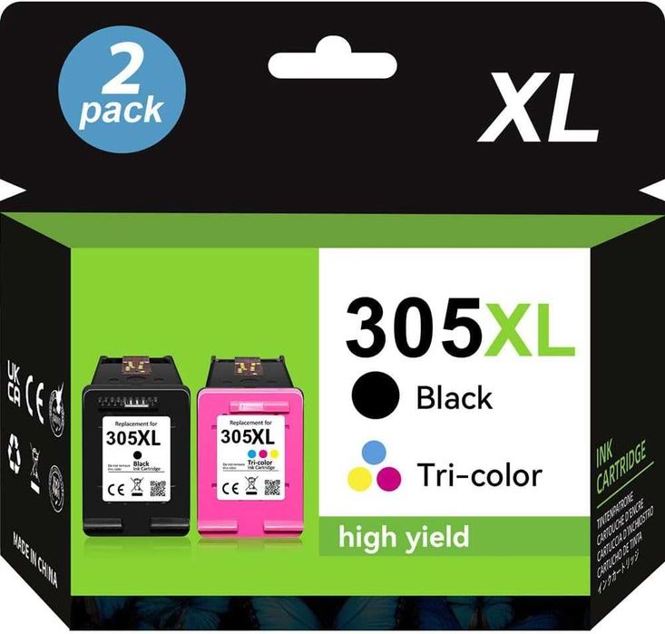 Zamiennik tuszu 305XL czarny i kolorowy do drukarek HP DeskJet