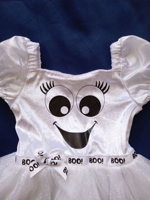 Duszek strój karnawałowy sukienka 92 nowa