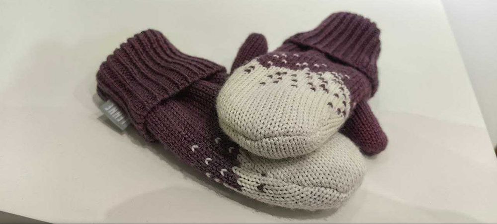 Rękawiczki dziewczęce, fioletowy, Lenne Jada r.92/98