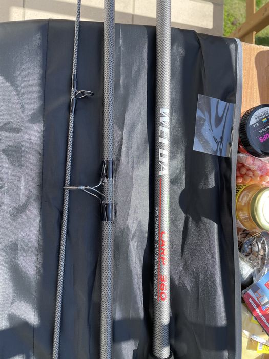Zestaw karpiowy Hard Carp 3.6m z alarmami, gotowy zestaw wędkarski