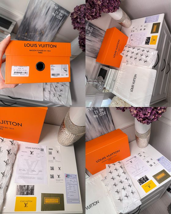 LV Louis Vuitton 40 rozmiar Trainer Sneakers shoes buty sportowe nowe