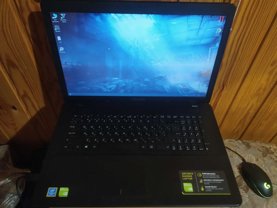 17`Большой игровой ноутбук Asus/GTA5 WOT BF/4ядра Nvidia SSD