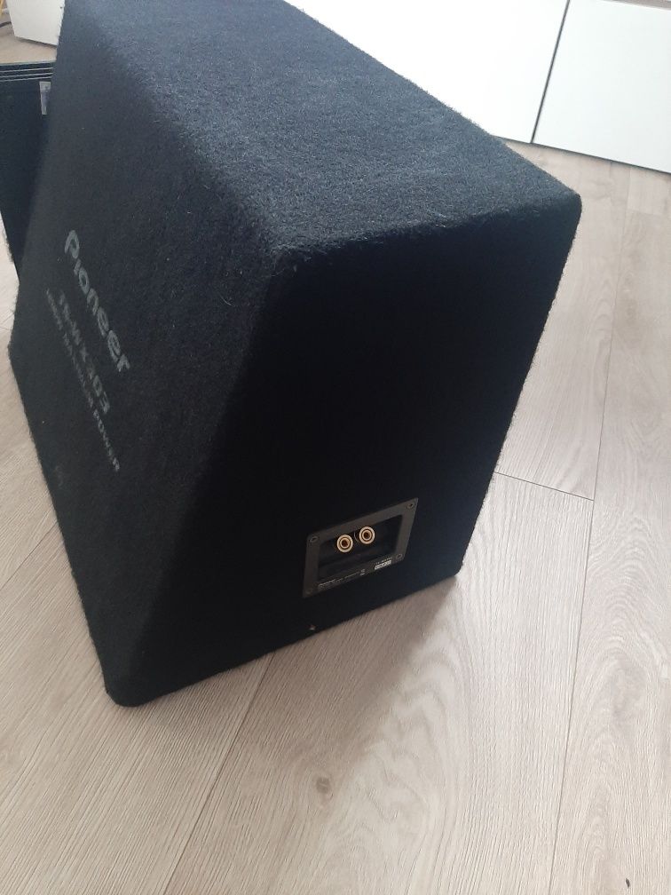 Subwoofer Skrzynia Basowa PIONEER 1200w  + Wzmacniacz BOSCHMANN XR-888