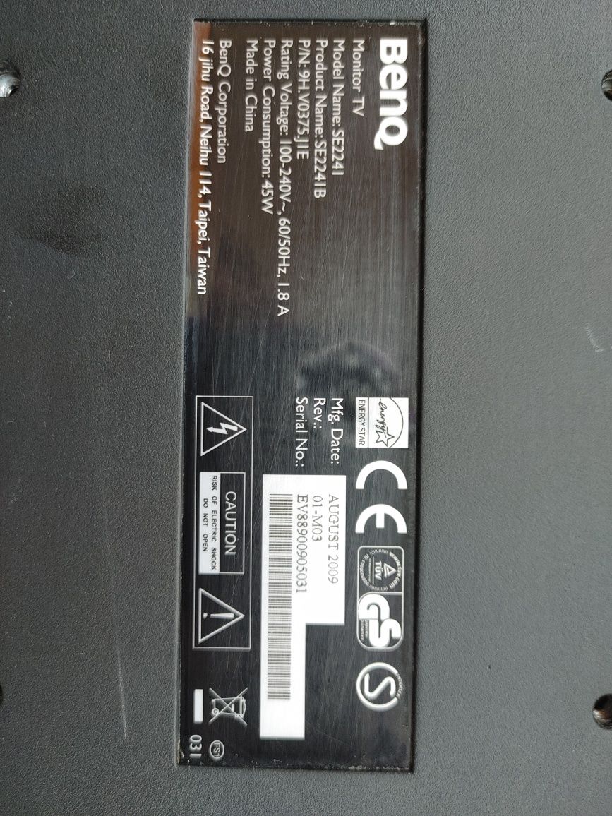 Монітор 22" BenQ SE2241 Black