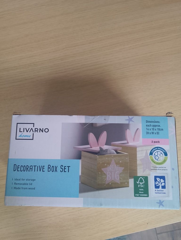Organizer drewniany dla dzieci 2 sztuki
