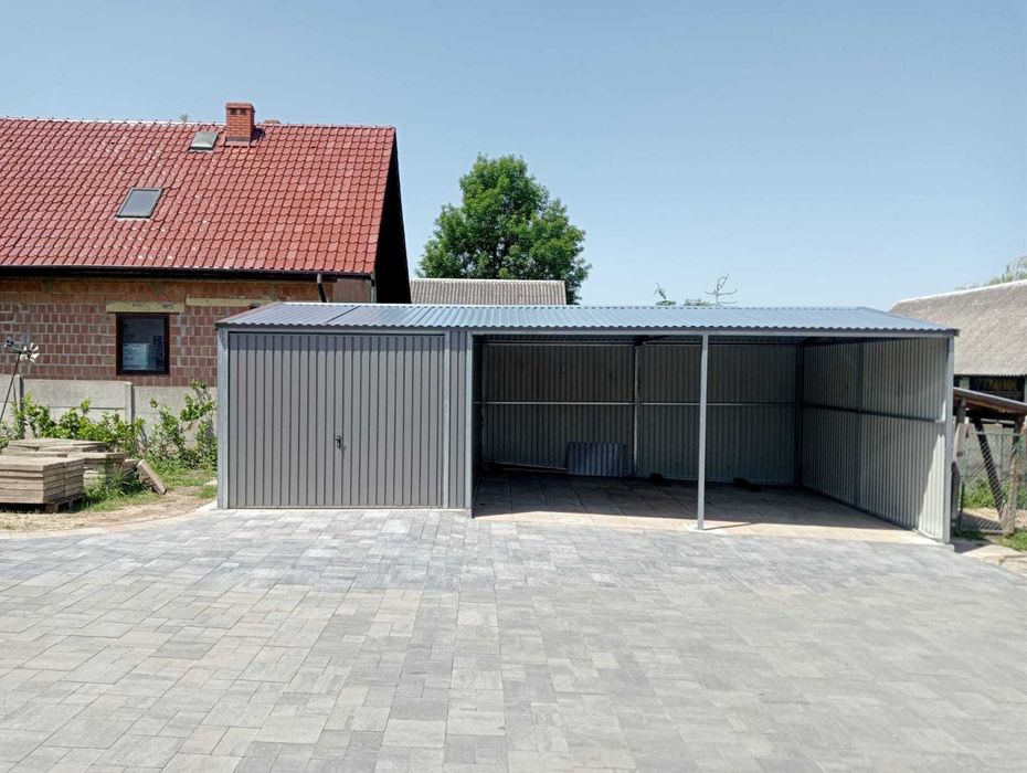 Garaż blaszany blaszak Kielce BRAMSTAL