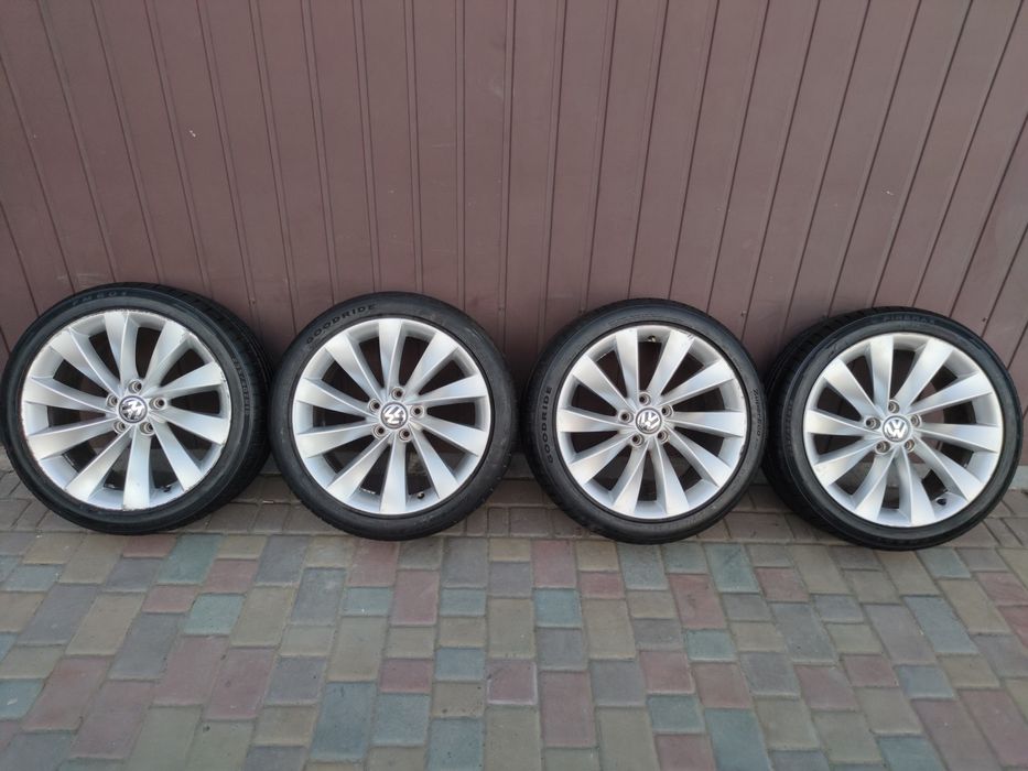 Диски взборі 5 112 18 passat CC колеса з резиною 235 40 18 Interlagos